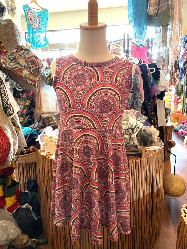 キッズワンピース M ワンピース ストレッチ ストレッチワンピース キッズスカート チュニック 子供服 子供ワンピース キャミワンピース ノースリーブ リゾートワンピース キッズエスニックファッション エスニックファッション エスニック アジアン アジアン雑貨no 9 M