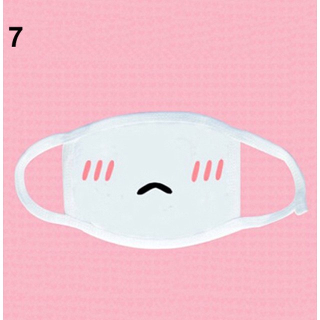布マスク 顔文字 韓国ファッション 13種類 一部即納 Honeyhonesty
