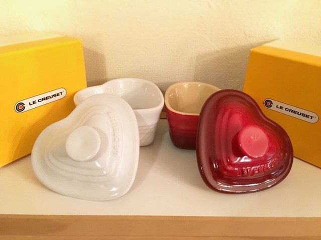 Le Creuset ハート型ココット トリノス Torinoth 新宿区神楽坂のリサイクルショップ 古着