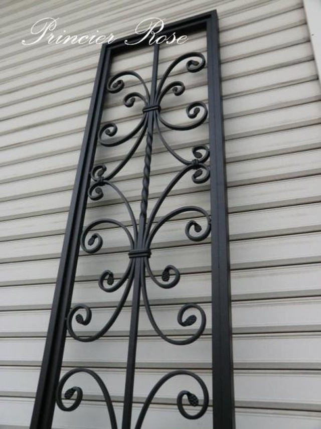 装飾パネル アイアンフレーム付き イージーオーダー 薔薇のインテリア エクステリア専門店 プリンシアローズ