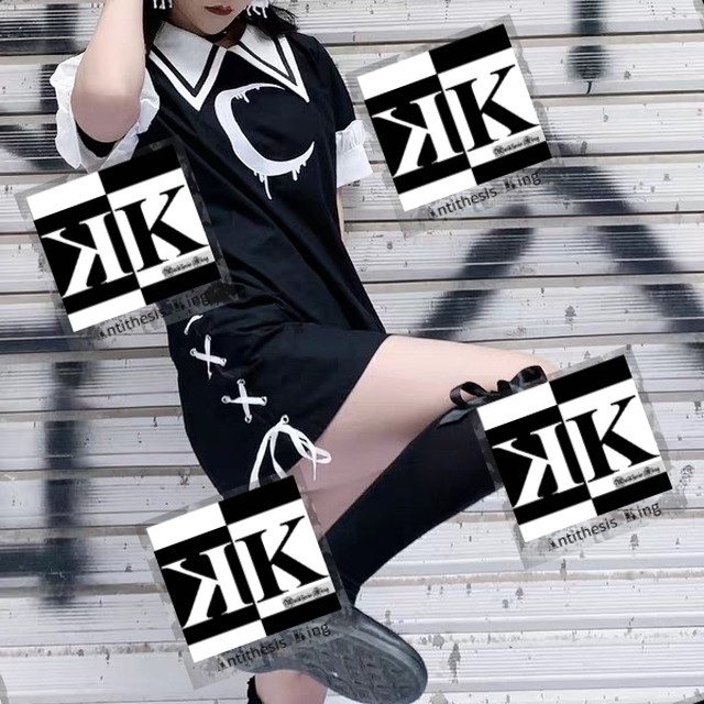 レディース ワンピース ロック 月 模様 クールビューティ ダンス 演出 A54 Antithesis King レディースファション部門