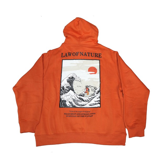 Lawofnature Orange Hoodie オレンジ パーカー Xl Nt0914fo Stupid