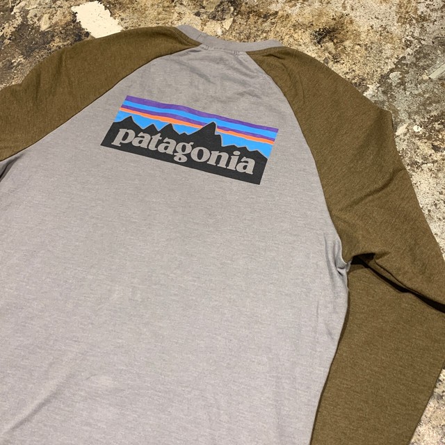 Vintage Patagonia パタゴニア ロンt ラグランスリーブ グレー M Slut Albatross Vintage