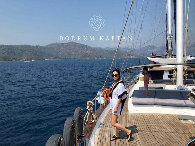 Bodrum Resort Kaftan Tunic Linen ボドルムリゾートカフタンチュニック丈 リネン Masumi