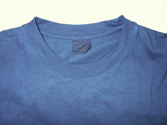 100 自然素材 天然灰汁発酵建て 藍染 オーガニックコットン ｔシャツ ｍサイズ 工房 エノクの輪