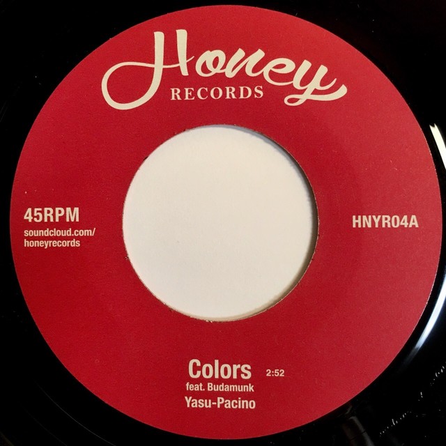 Colors EP(Budamunk,Yasu-Pacino,Keisaku Nakamura,Yotaro)(7inch vinyl)