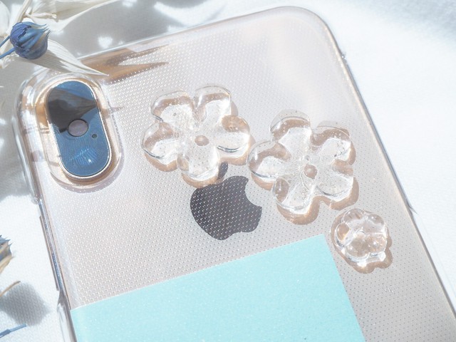夢とシンデレラ 蝶フラワークリアスマホケース 0 00 ゼロスリー