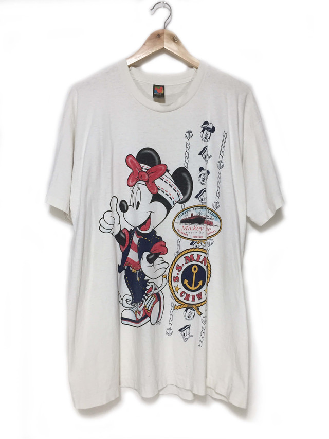 90s Usa製 Mickey Unlimited ディズニー ミニーマウス キャラクターtシャツワンピース レディースフリー C0521 古着屋icecream