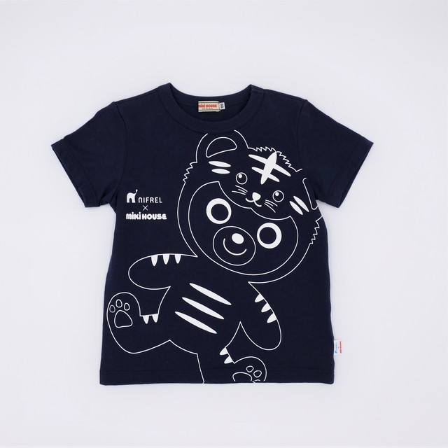 MIKI HOUSE × NIFREL Tシャツ(紺)