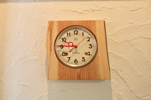 アンティーク文字盤の電波時計 木工舎 あると工房