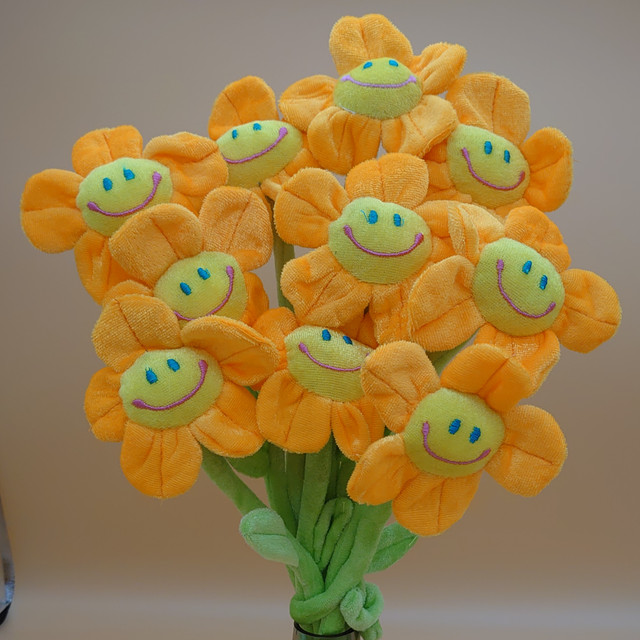 10本特別セット価格 スマイルフラワー ぬいぐるみ花束 Doublemoon