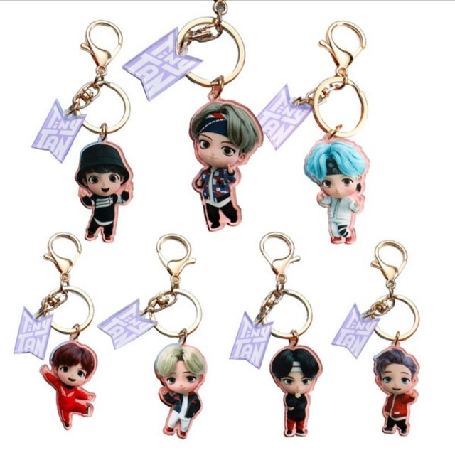 Bts公式キャラクターtinytanアクリルキーホルダー 元気まもるくん