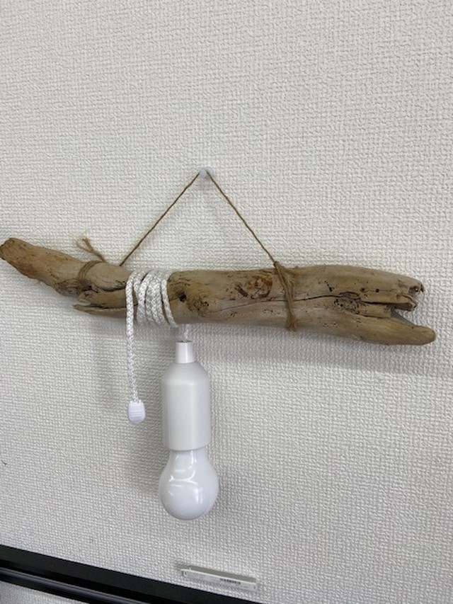 一点物 流木 インテリア オブジェ 照明 Asahiおおいた