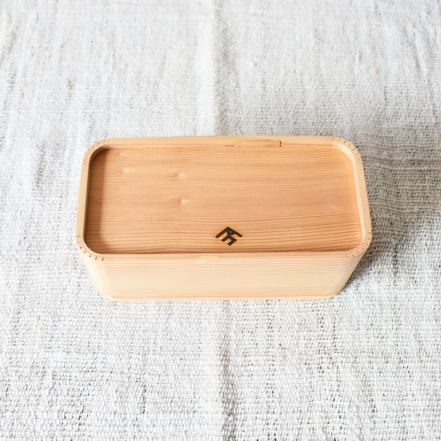 博多曲物 柴田徳商店 角一段弁当箱 ミニ マルクトスコレー