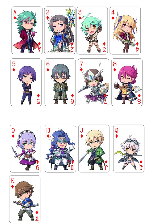 復刻版 閃の軌跡 オリジナルトランプ Sdキャラクター ｉｏ 琳派