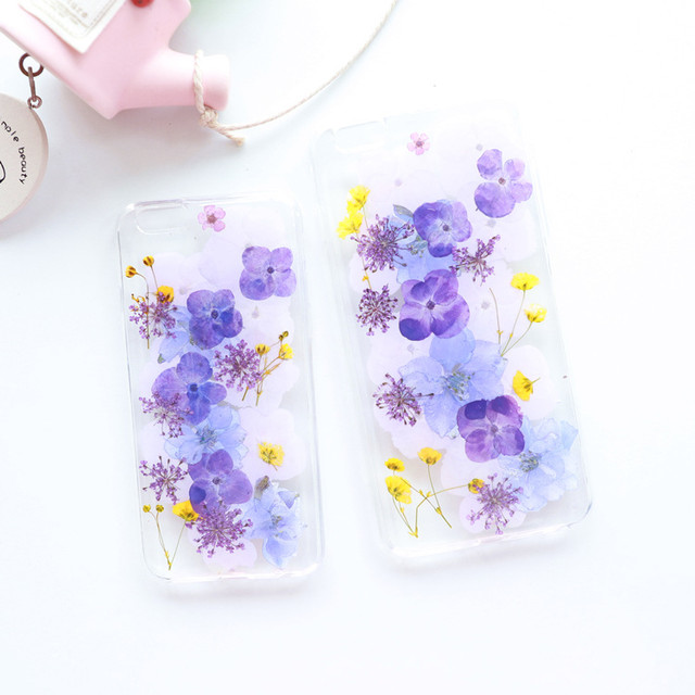 紫陽花 ドライフラワー エレガントで上品な押し花uvレジン Spca0246 スマホケース Iphoneケース Cororin かわいいスマホケース専門店