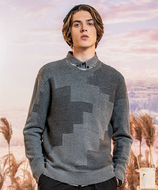 ニットセーター メンズ セーター ニット 長袖 トップス シンプル 無地 メンズニット 冬新作 防寒 あったか おしゃれ 1224my17 Bikewear