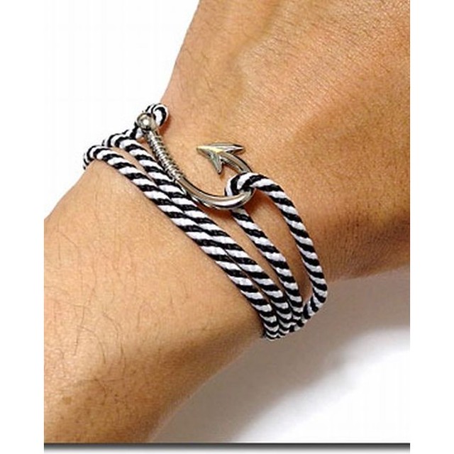 ブレスレット メンズアクセサリー アクセサリー ファッション 釣り針 モチーフ カラフル ロープ おしゃれ ラップブレスレット 父の日 1004 Eplus565 Tre Fiore