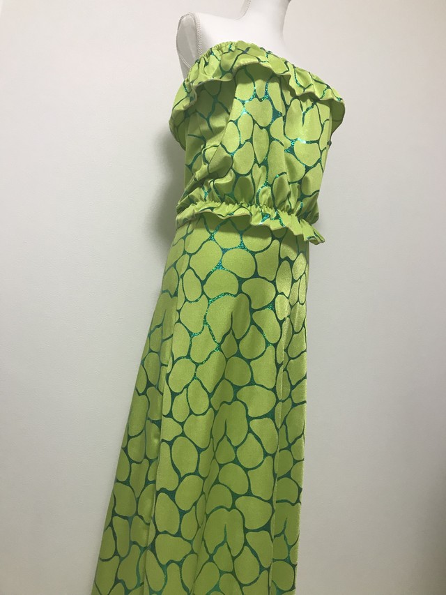 水着生地の2wayロングスカート ワンピース Yuki Bikini Style