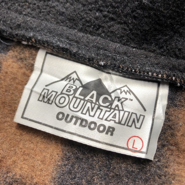 Black Mountain Fleece Jacket ブラックマウンテン アニマル柄 フリースジャケット Lサイズ 90年代 ヴィンテージ古着 アンティーク商品取扱い Black Smith ブラックスミス ミッドセンチュリー 昭和アンティーク