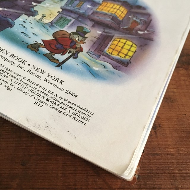 ヴィンテージ 洋書 絵本 Micky S Christmas Carol ミッキー クリスマス 英語 E Vintage ヴィンテージ 洋書 雑貨のお店