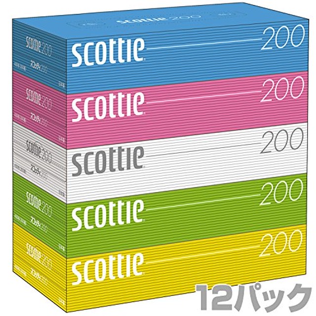 日本製紙クレシア スコッティ Scottie ティッシュペーパー 400枚 0組 5箱 12パック 60箱 Linkage