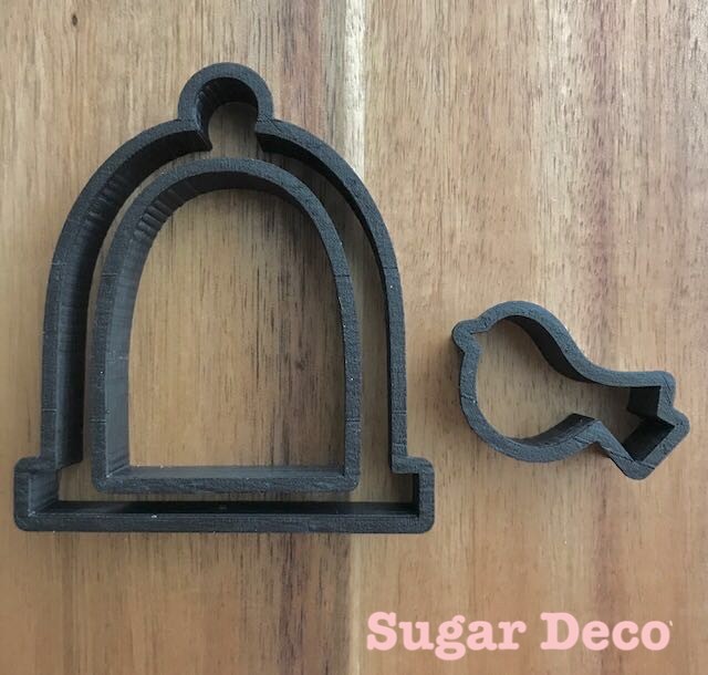 シャカシャカクッキー型 鳥カゴ Sugar Deco