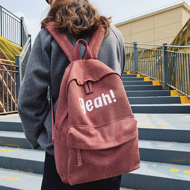 秋 冬 レディース リュック リュックサック 赤 黒 緑 3カラー 大容量 可愛い カジュアル キャンパス 学生 通学 ママ マザーズバッグ レトロ くすみ Yeah 韓国 きれいめ プチプラ Yn 9 49 Dress Sugar Moon
