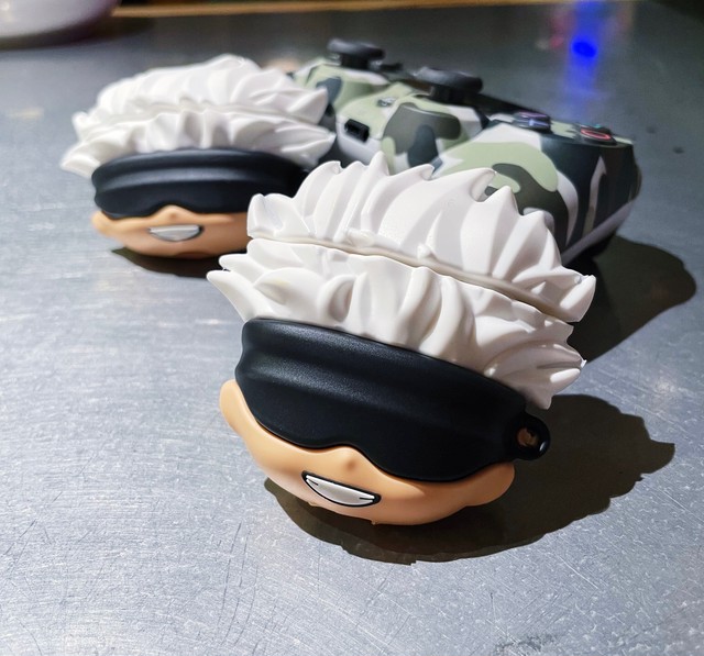 呪術廻戦 Airpods Pro Airpods ケース 五条悟 エアーポッズプロ エアポッズ 第1世代 第2世代 シリコン カバー カラビナ付き Airpodspro Air Pods 保護ケース アニメグッズ かわいいairpodsケース Switchカバー Iphoneケース Airtagホルダー New I