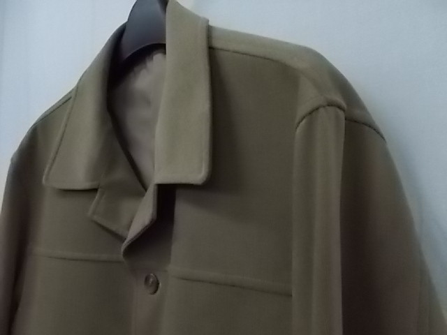 シンプルライフ メンズ ジャケット レナウン エレメントオブシンプルライフ ベージュ系 総裏 ノーベント Lサイズ 古着 良品 併 レコード 古着他 買取販売のお店 リトルタフ