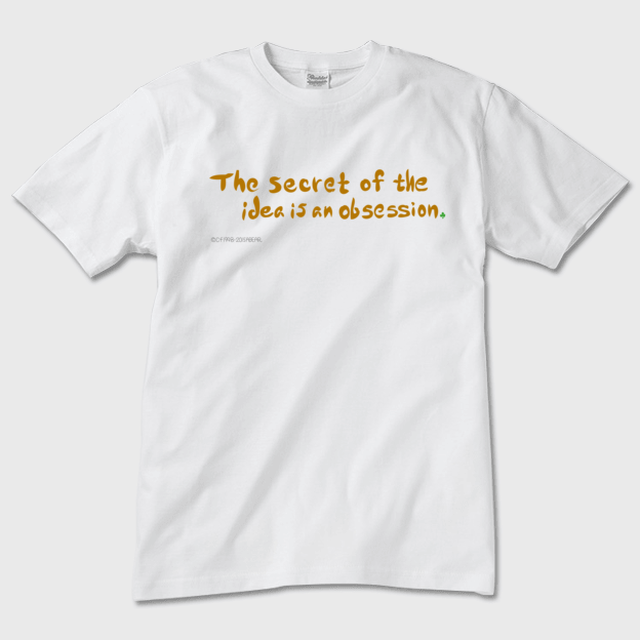 秘訣は執念である 名言tシャツ かわいいおしゃれtシャツ Tシャツ 白 Sサイズ トナー熱転写 かわいい キャラt スマホケース トートバッグ通販 オンラインストアcfgsキャラファクグッズ倉庫