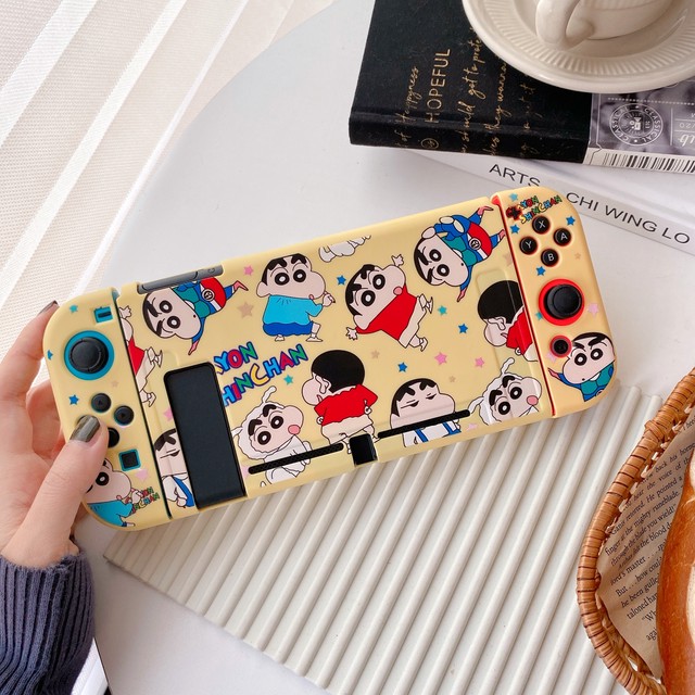 任天堂 Switch カバー 分体式 ニンテンドー スイッチ ケース Tpu製 Joy Con保護 カバー ジョイコンカバー 全面保護ケース かわいい Nintendo Switch クレヨンしんちゃん おしゃれで可愛いairpodsケース Apple Watchバンド Iphoneケース専門店 New I