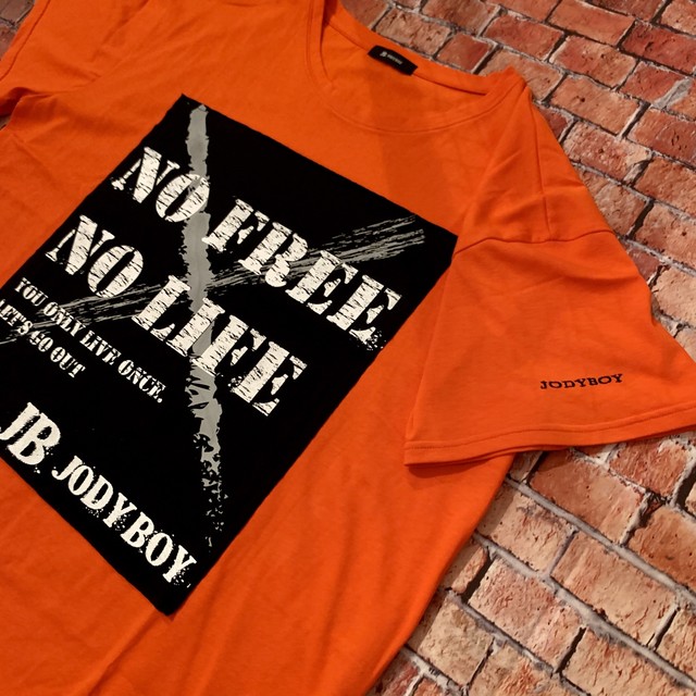 全3色 No Free No Life Tシャツ 囚人服 Prisoner Jodyboy Official Web Store