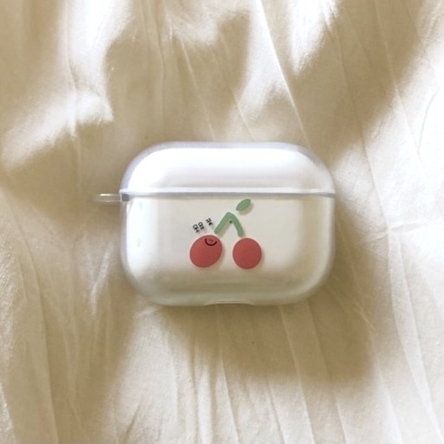 Airpods Airpodspro クリア イラスト 文字リクエストok 韓国系オリジナル雑貨 Refly0707
