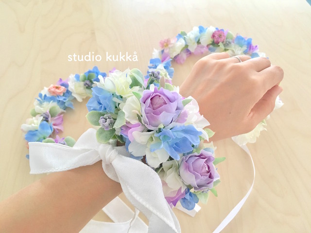 花冠 ヘッドドレス リストブーケ Studio Kukka スタジオクッカ