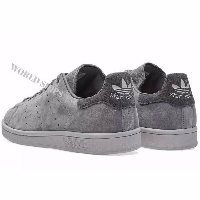 本日限定価格 スタンスミス アディダス スニーカー Adidas Originals Stan Smith スエード グレー 海外限定 正規品 Adidas 258 World Ships