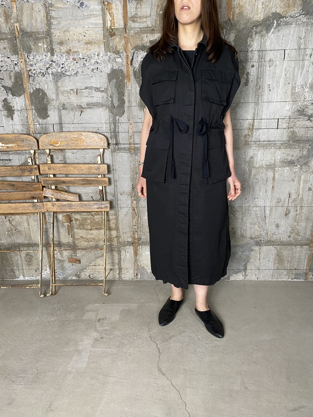 Dessin De Mode デッサン ド モード ミリタリーワンピース 11dop Co01opcl Black Size 1 Glamour Online