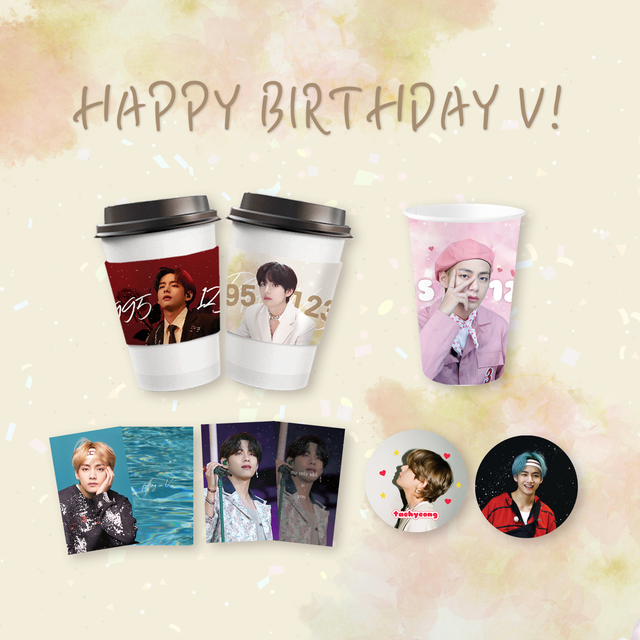 カップホルダー Bts Happy V Day ワンダケイ韓流商店