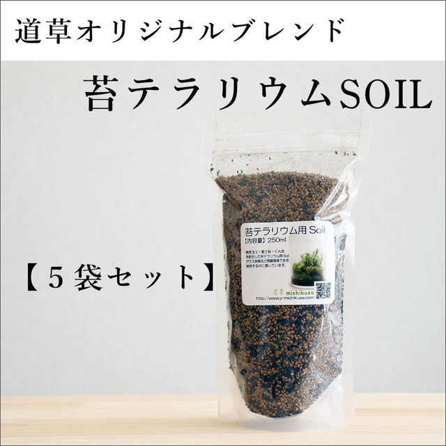 苔テラリウム作製用soil 苔テラリウムの土 苔テラリウム専門ショップ 道草michikusa