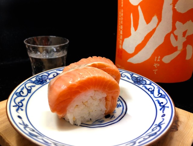 店頭販売のみ 期間限定 青森津軽 天然釣物 サクラマスの棒寿司 旬席割烹しとり 料亭仕込みのこだわり手土産