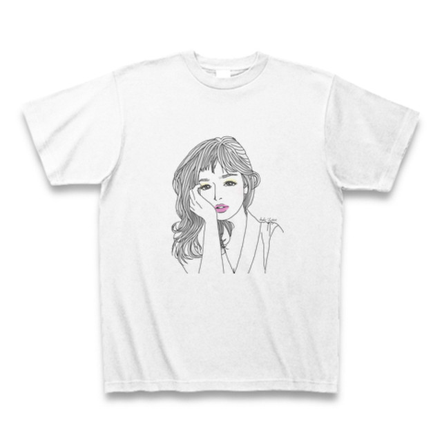オーダーメイドイラストtシャツ あなたの写真をイラスト化 Kyoko Tsutsui