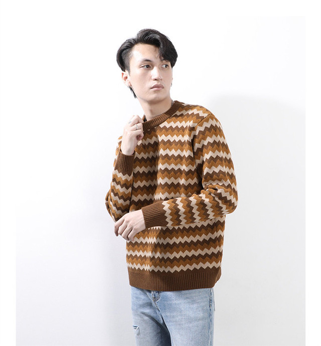 ニットセーター メンズ セーター ニット 長袖 トップス シンプル 無地 メンズニット 冬新作 防寒 あったか おしゃれ 1224my02 Bikewear