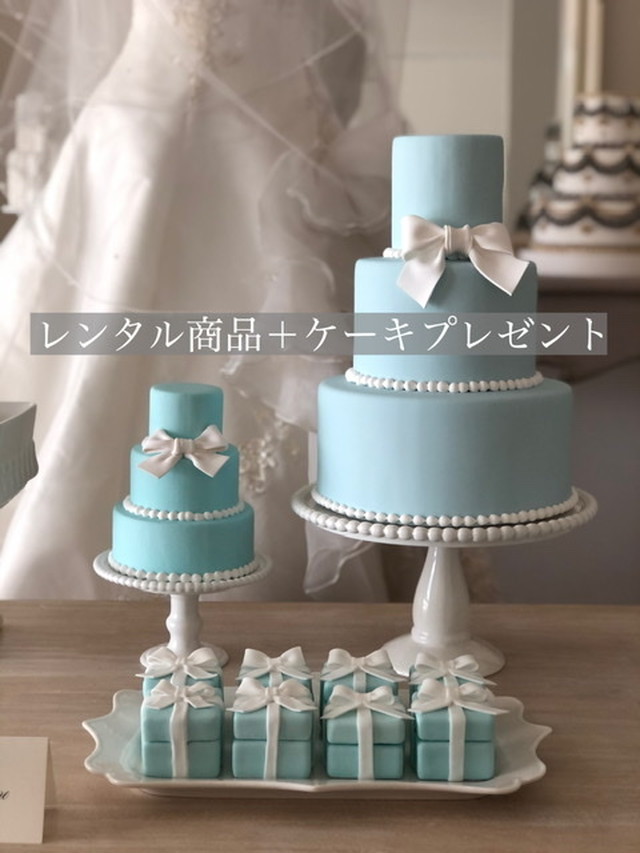 レンタル商品 小ケーキ 小ケーキスタンド プレゼント クレイケーキショップ You Me Wedding