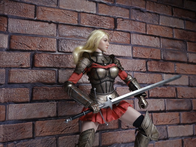 人形写真 ブロンド美女の剣士 Doll Picture Blonde Swords Warrior Yumemirutanuki