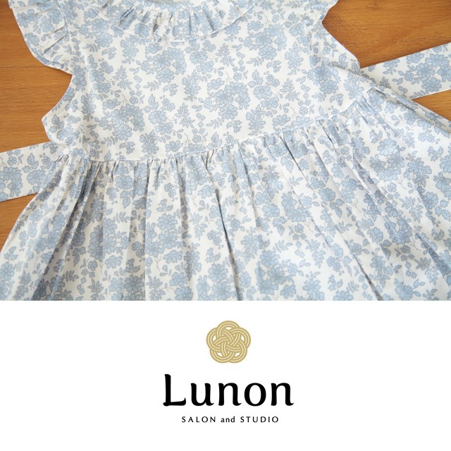 即納 リバティプリントワンピース 韓国子供服 Lunonimari41