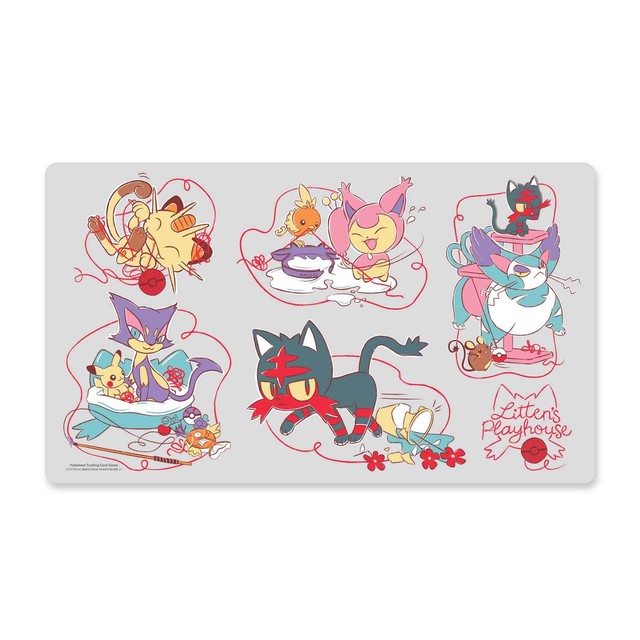 ニャース エネコ ブニャットチョロネコ ニャビー プレイマット Ptcg Accessories