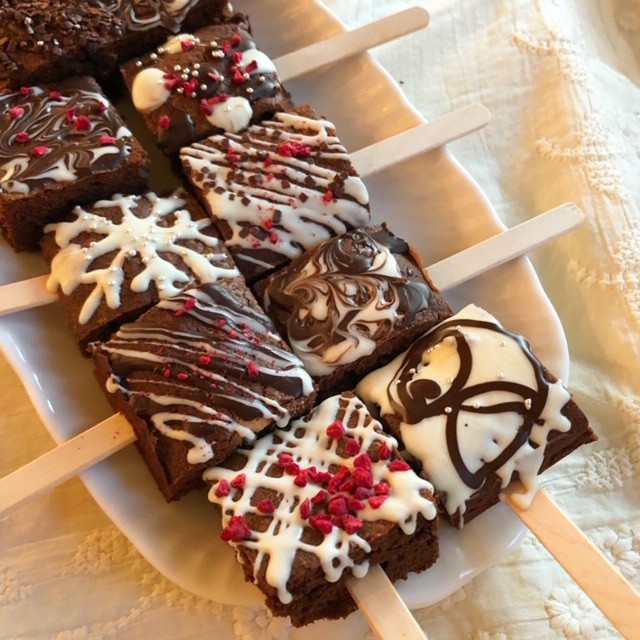 材料 キッズバレンタインオンラインレッスン スティックブラウニー Amidiminmi