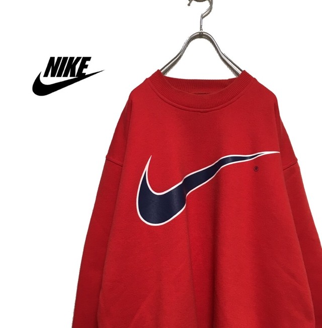 Nike 90s Big Swoosh Sweat ナイキ ビッグスウォッシュ スウェット トレーナー Omelas Vintage