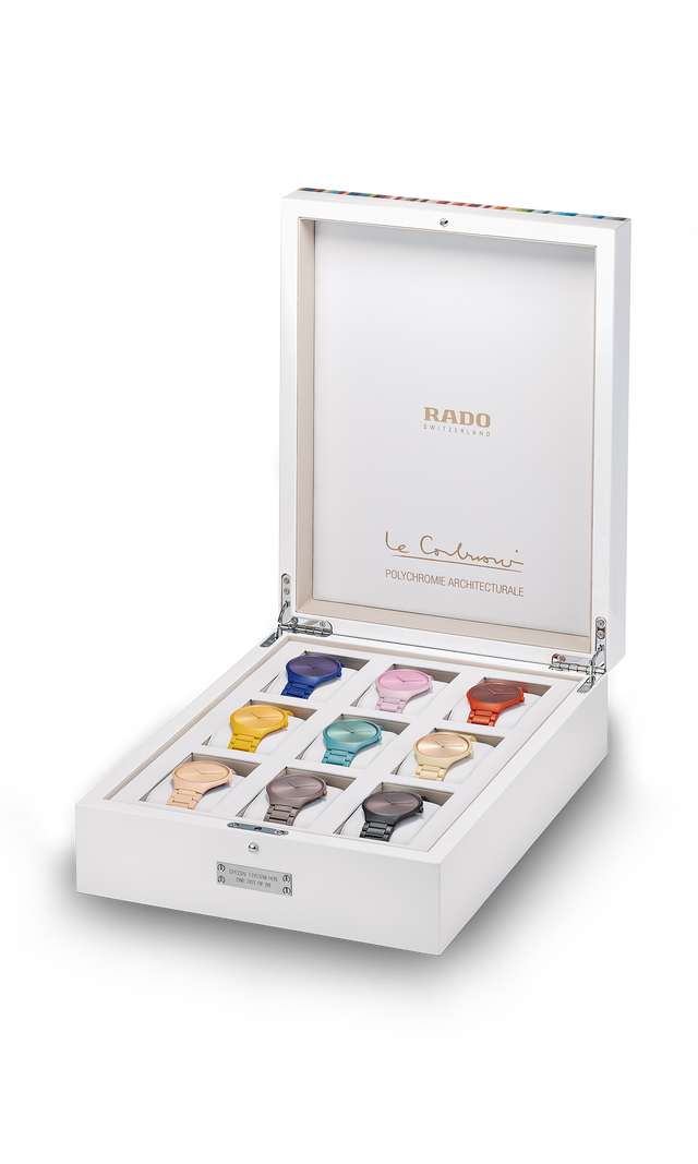 【RADO ラドー】True Thinline Les Couleurs™ Le Corbusier Full Collection BOX シンライン ル・コルビュジエ フルコレクションボックス/正規輸入品
