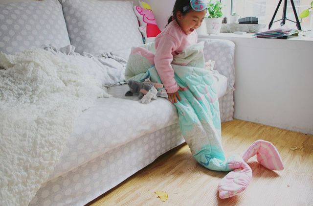 Fs 寝袋 ベビー キッズ 赤ちゃん 子供 コスプレ 北欧 おしゃれ かわいい 写真 コスチューム 小道具 マーメイド 人魚 プレゼント ごろんアート 寝相アート フォト スリーパー ブルー ピンク お昼寝 布団 Coloring Life